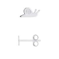 Boucles d'Oreilles - LÉA & ARTHUR - Escargot - Argent 925 - Système Poussettes - Enfants