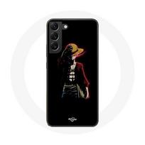Coque Maniacase pour pour Samsung Galaxy S23 Plus one piece manga anime luffy fond noir juoda