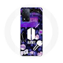 Coque Maniacase pour Oppo A93s 5G BTS army logo Bangtan Subs