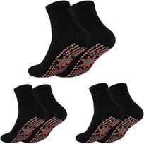 Heated Socks - Self-Heating - Black - Comfortable - Breathable - Winter Sports M/L juoda
