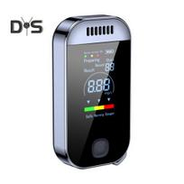 Nešiojamasis respiratoriaus detektorius testeris LCD ekranas skaitmeninis ekranas, didelio efektyvumo išmanusis lustas kelionės Naudoti kompaktišką kvėpavimo analizatorių juoda
