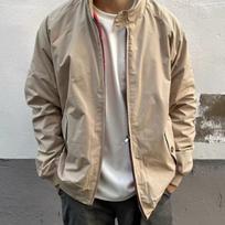 Jacket Retro Casual Workwear Spring Autumn Jacket Khaki Stand Collar Motorcycle Windproof M