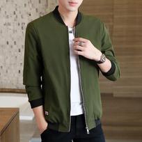 Men's Jackets Spring and Autumn New Jackets Men's Trendy Loose Loose and Versatile Casual Clothes for Young and Middle-aged Men M