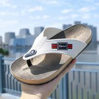 FashionShoes Flip Flops Summer Pvc Slippers For Men Shiatsu Sandals Man High Quality Fashion Mascullino Cheap Stylish Hot 2024 Casual 45 black