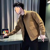Stand-up Collar Jacket Men's Spring and Autumn Jacket New Men's Spring Top S