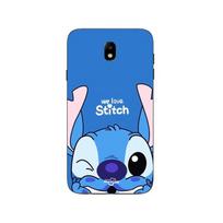 Case for Samsung Galaxy j7 2018 stitch cute ohana stitch blue blue front juoda