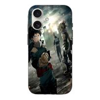 Coque Iphone 16 izuku Midoriya, shoto Todoroki, Bakugo Katsuki, war, one for all