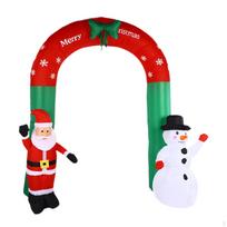 Christmas Inflatables Archway with Snowman Xmas Decor for Lawn Holiday Party