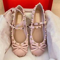 Fashion Bow Women Ballet Dance Shoes Flats Rome Shallow Desigenr Sandals Walking Dress Trend Shoes New Casual Cozy Femme Brand Zapatos 36 rožinė