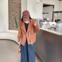New Autumn and Winter Double-sided Wool Coat Horn Button Short Woolen Coat for Small People S