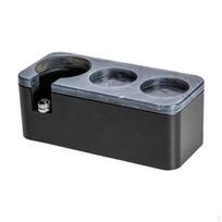Coffee Tamper Espresso Station, Portafilter Holder, Machine Accessories, Stand Black L gray