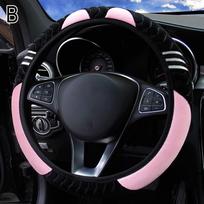 Super Automobilio Vairo Užvalkalas Universalus 38CM Pliušinis Užvalkalas Vairas Automobilis Neslystantis Elastingi Aksesuarai Vairo Stilius I0H2