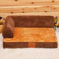Removable and Washable Four-season Golden Retriever Kennel for Large  Medium and Small Dogs  Sofa  Pet Bed  Creative Pet Warming Products  Pet Mat S(55*45*15) beige