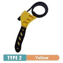 6inch Belt Wrench Oil Filter Puller Strap Spanner  Multi-Purpose Anti-slide Chain Jar Lids Cartridge Adjustable Disassembly Tool