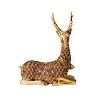 1 vnt. elnių papuošalai, figūrėlės, šiaurės elniai, statulos dekoracijos Šiuolaikinės skulptūros, gyvūnų dovanos, namų stalo dervos dekoras