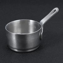 1pc Mini Heating Pot Stainless Steel Soup Pot Milk Butter Sauce Pan with Handle (Size L) non stick pan