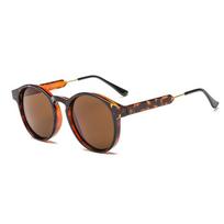Geras lauko sportas Unisex Apvalus Moteriški Akiniai nuo saulės Akiniai nuo saulės Vairavimas Vyrams Lydinio Kojos Klasikinis UV400 Keliaujantis Retro leopardas