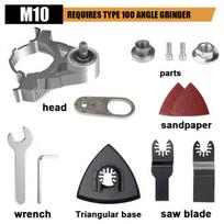 Angle Grinder Conversion Universal Head Adapter M10/14 Thread for 100 125 Type Angle Grinder Polisher Polishing Oscillating Tool