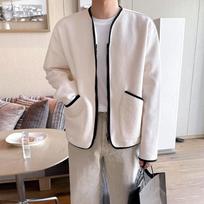 Xiaoxiangfeng Jacket Men's Spring and Autumn Korean Style Loose High-end Casual Top Men's Short Clip M