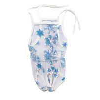 Dog Diaper Romper Super Soft Highly Absorbent Friendly To Skin Non-Irritation Machine Washable mėlyna
