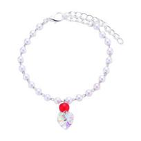 Pet Necklace Eye-catching Exquisite Elegant Pet Cat Dog Fake Pearl Collar Pet Supplies raudona