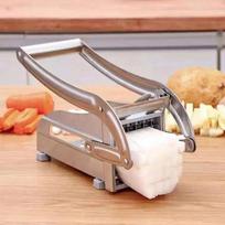 Potato Slicer Multifunction Vegetable Fruit Chopper with 2 Stainless Steel Blades for Tomato Potato Cooking Slicer Gadget sidabras