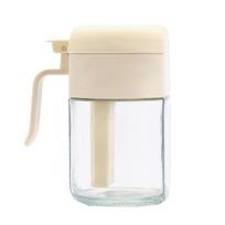 Kitchen Control Salt Shaker Anti-slip Easy Handheld Seasoning Bottle For Indoors white