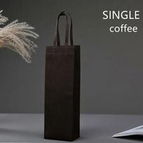 30 vnt. Neaustinių medžiagų Šampano Alaus Vandeniui Atsparus Dovanų Maišelis Spalvotas Vienas Dvigubas Butelis Raudono Vyno Butelis Rankena Pakavimo Maišeliai single Coffee