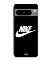 Case - MANIACASE - Google Pixel 8a Pro - Silicone - Soft - Black with Nike logo juoda