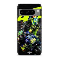 Dėklas Google Pixel 8 Pro 46 Valentino Rossi Logotipas Motogp monster juoda