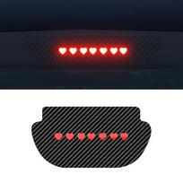 For Tesla Model 3 Y Car High Mounted Brake Acrylic Projection Board Decal Top Tail Light Emblem Stickers Car Accessories