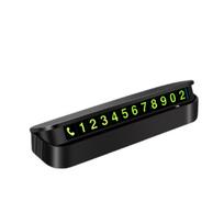 Car Parking Sign Push Hidden Luminous Moving License Plate Gift Car Temporary Parking Number Plate One Size juoda