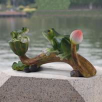 Frog Garden Statue Animal Sculpture Creative Art Crafts Yard Ornament Flower Pot Decor for Outside