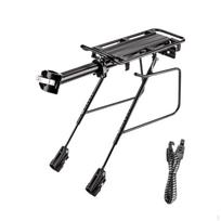 Bike Rear Cargo Rack, Bicycle Easy to Install Touring Carrier Luggage