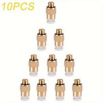 10 vnt. / 20 vnt. 3D spausdintuvo priedas Repap nuotolinis ekstruderis pneumatinis jungiklis su 4 * 2 mm vamzdeliu M6 varžtas 10pcs beige