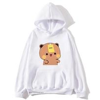 Couple Bubu Dudu Hoodies Kawaii Cute Graphic Sweatshirt Winter Women Clothes Long Sleeve Pullover Fleece Women Tops Men Clothing S