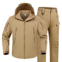 Shark Skin Soft Shell Jacket Suit Jacket Waterproof Jacket Warm Suit Outdoor XS