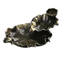Tea Ceremony Ornaments Home Decoration Frog Lotus Leaf Backflow Incense Burner Zen Tea Ceremony Ornaments ADM