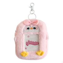 Cozy Card Holder Keychain for Sports Enthusiasts rožinė