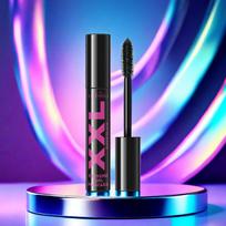 Pink Black Mascara, Waterproof and Sweat-proof, Lengthens, Curls and Thickens The Eyes, Lasts Long and Does Not Smudge juoda