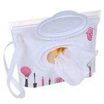 Practical Good Quality Eva Material Wet Wipes Bag ADM white