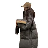 Winter new long knee thickened down jacket S