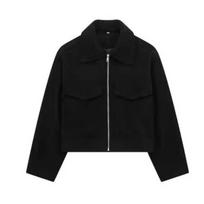 Women's Street Fashion Soft Tweed Short Jacket Women XS