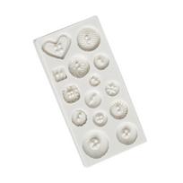 Silicone Button Shapes Cake Mould DIY Fondant Chocolate Cookie Ice Silicone Mold Candy Mold ADM