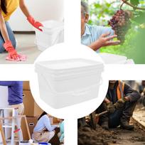 Dažų kibiras Maišymo Dažymo Pigmentų Organizatorius Dekoravimui 3 L beige
