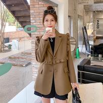Blazer Women's Spring and Autumn New Fashion Style Age-reducing Niche Tops XS