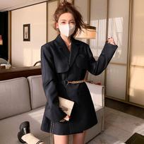 Black Suit Jacket for Women, Spring and Autumn New Korean Version, Small, Niche, Small Suit S