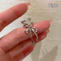 Simple Hollow Sling Bow Ear Clip For Women Sweet Cool Fairy Simple Style Exquisite Ear Bone Earrings Gift