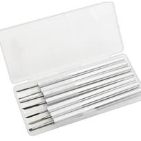 7Pcs\set Olive Carving Miniature Carving Hand Tool Knife Woodworking Engraving Gouge for modeling hobby white balta