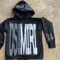European and American Y2K foam letter printed dark hooded sweatshirt S juoda